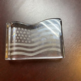 American Flag Paperweight Val St. Lambert for Tiffany & Co