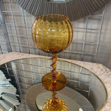 Vintage Empoli Twisted Ribbon Stem Glass