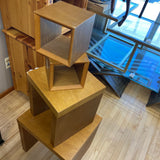 Stacking Side Tables w Small Cubes