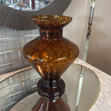 Tiger Eye Murano Vase