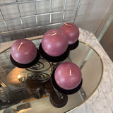 Metal Pillar Candle Holder