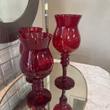 Ruby Glass Vase