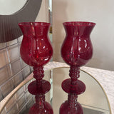 Ruby Glass Vase