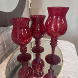Ruby Glass Vase