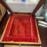 Velvet lined Shadow Box