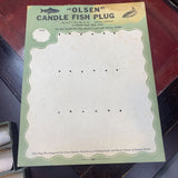 Olsen Fish Plug Advertising Sign