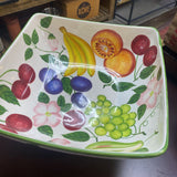 Pedestal Hand Painted Bowl