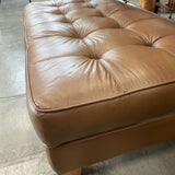 Tufted Leather Ottoman/Bench