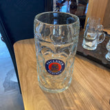 Paulaner Muchen Dimpled German Beer Stein