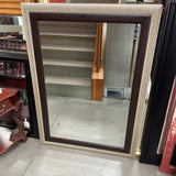 Silver & Brown Mirror