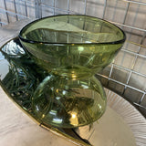 Green Glass Bowl