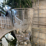 Swedish Vase w/Etched Dancing Girl (As Is)