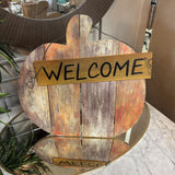 Pumpkin Welcome Sign