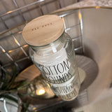 Cotton Rounds Covered Jar by Rae Dunn