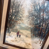 2 Walkers in the Snow