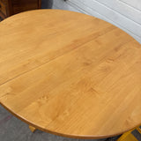 Round Dining Table w 15" Leaf by Walter of Wabash