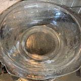 Pressed Glass Serving Bowl
