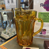 Amber Glass Pitcher