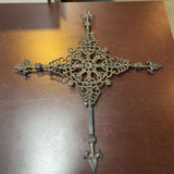 Metal Orthodox Cross Wall Art