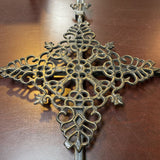 Metal Orthodox Cross Wall Art
