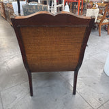 Leather & Wood Captains Chair