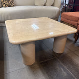 Travertine Coffee Table (top 80lbs)