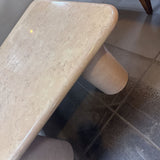 Travertine Coffee Table (top 80lbs)