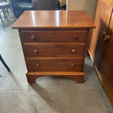 3 Drawer Wood Dresser