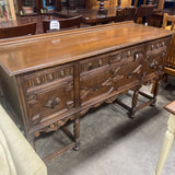 Antique Carved Oak Buffet