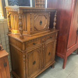 Antique Tall Wood Carved Cabinet