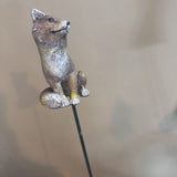 Fox Planter Stake
