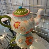 Ceramic Floral Tea Pot
