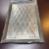 Mexican Vintage Tin Tray (Tin over Wood)