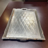 Mexican Vintage Tin Tray (Tin over Wood)