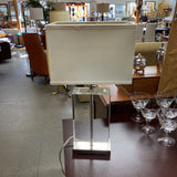 Crystal Block Table Lamp by Williams Sonoma