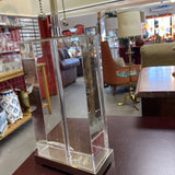 Crystal Block Table Lamp by Williams Sonoma