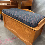 Oak Chest w Cushion