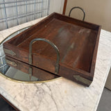 Butler's Wood Tray w/Handles by Pottery Barn