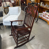 Dark Wood Rocking Chair