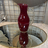 Red Glass Pitcher