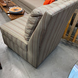 Armless Upholstered Club Chair