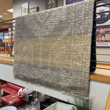 Distressed Abstract Pattern Rug