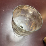 Mercury Glass Pedestal Vase