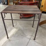 Wood & Metal Side Table