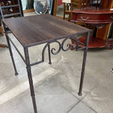 Wood & Metal Side Table