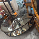 Clairmont Metal & Glass Coffee Table by Crate & Barrel