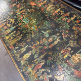 Lacquered & Giltwood Chinoiserie-Style Console w Drawer - Made in England