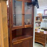 Early American Corner Cabinet