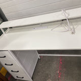 Desk with drawers 4 plugs & USB