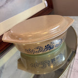 Vintage 'Homestead' Covered Casserole Dish by Pyrex